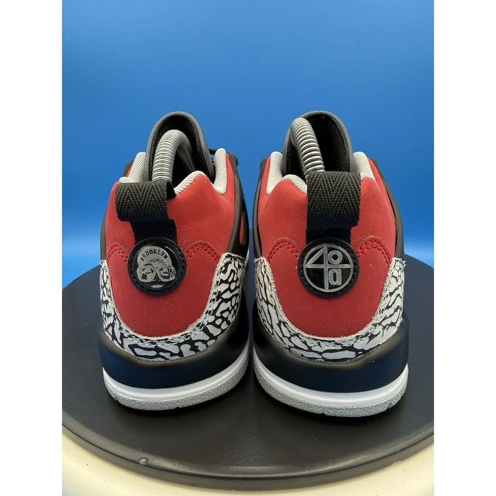 Air Jordan Spizike Low GS Toro Red Youth Size 6.5Y Retro Sneakers FQ3950-600 NEW